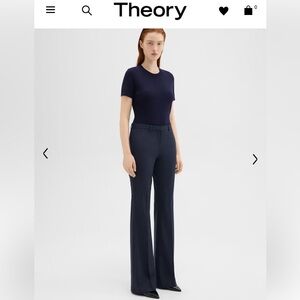 Theory navy wool women’s dress pants, size 10